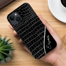 Cocodrilo negro personalizado