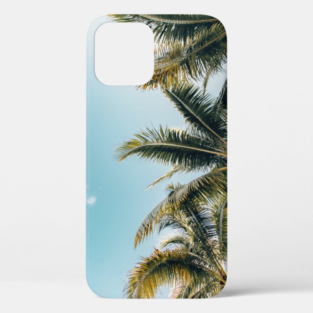 Funda De Case-Mate Para iPhone Cocoteros verdes (Reverso )