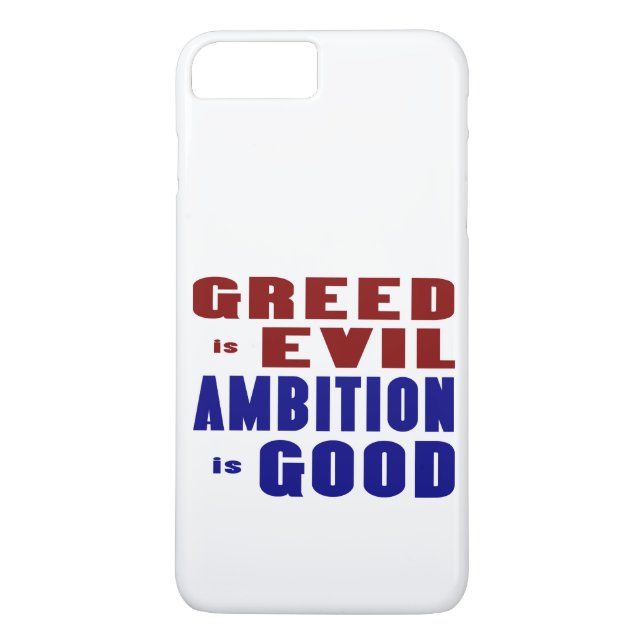 Funda De Case-Mate Para iPhone Codicia y Ambición (Reverso)