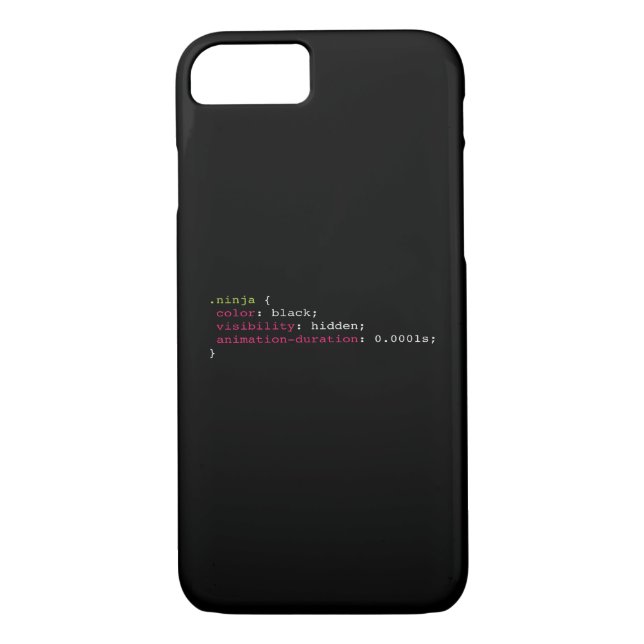 Funda De Case-Mate Para iPhone Codificación Ninja (Reverso)