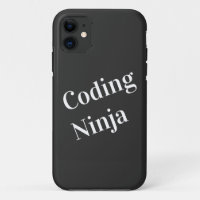 Codificación Ninja Black White