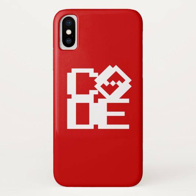 FUNDA DE Case-Mate PARA iPhone CÓDIGO (Reverso)