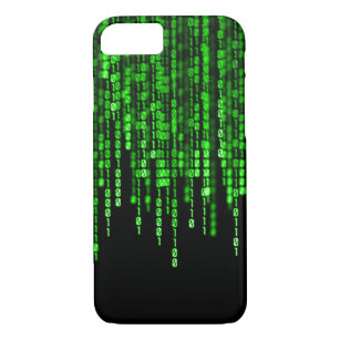 Funda Para iPhone 8/7 Código binario del dragón fantasma verde