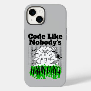 Funda Para iPhone 14 De Case-Mate Código como si nadie estuviera persiguiendo. w Gre