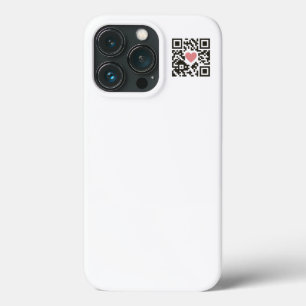 Funda Para iPhone 13 Pro Código de amor QR