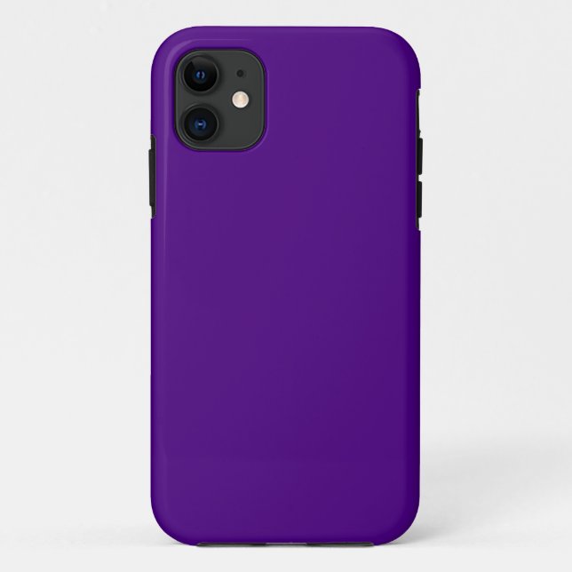 Funda De Case-Mate Para iPhone Código hexadecimal índigo 4B0082 (Reverso)