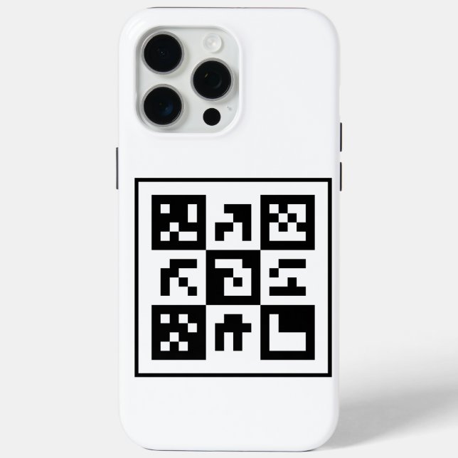 Funda De Case-Mate Para iPhone código qr (Reverso )