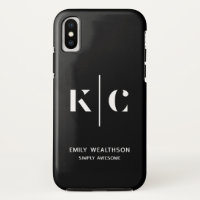 Código QR negro elegante y elegante