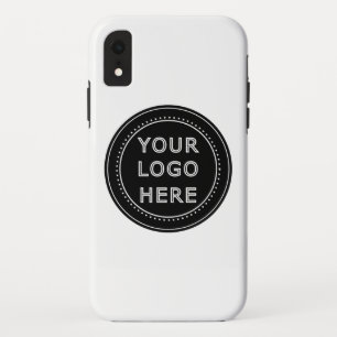 Funda Para iPhone XR Código QR negro elegante y elegante