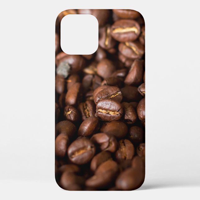 Funda De Case-Mate Para iPhone Coffee Beans Background abstract, aroma, fondo (Reverso )
