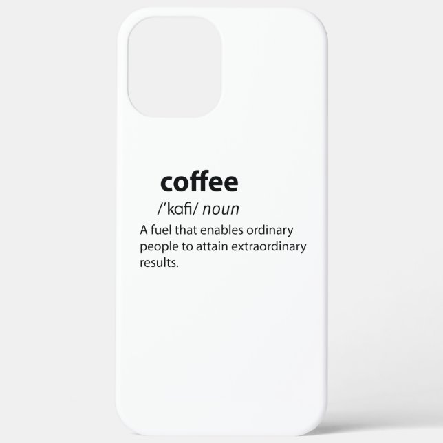 Funda De Case-Mate Para iPhone Coffee Funny Dictionary Definition (Reverso )