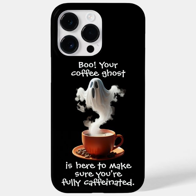 Funda De Case-Mate Para iPhone Coffee Ghost (Reverso)