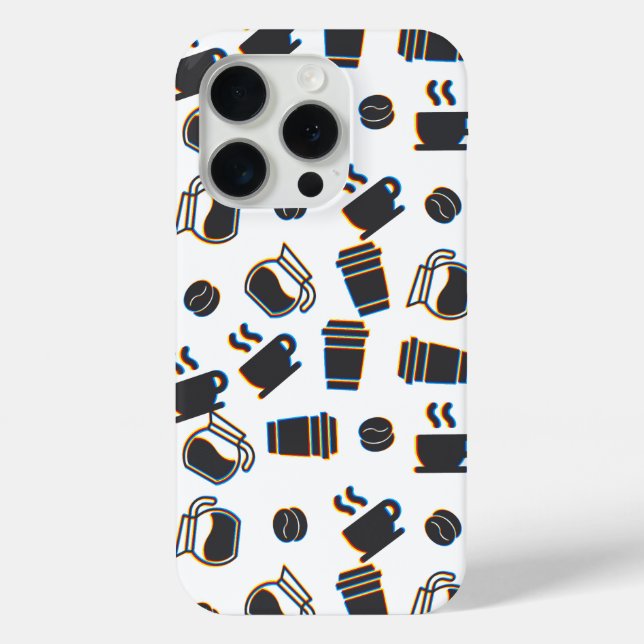 Funda De Case-Mate Para iPhone Coffee Glitch (Reverso )