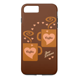 Funda Para iPhone 8 Plus/7 Plus Coffee Lovers estuches telefónicos