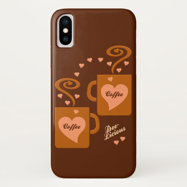Funda De Case-Mate Para iPhone Coffee Lovers estuches telefónicos (Reverso)