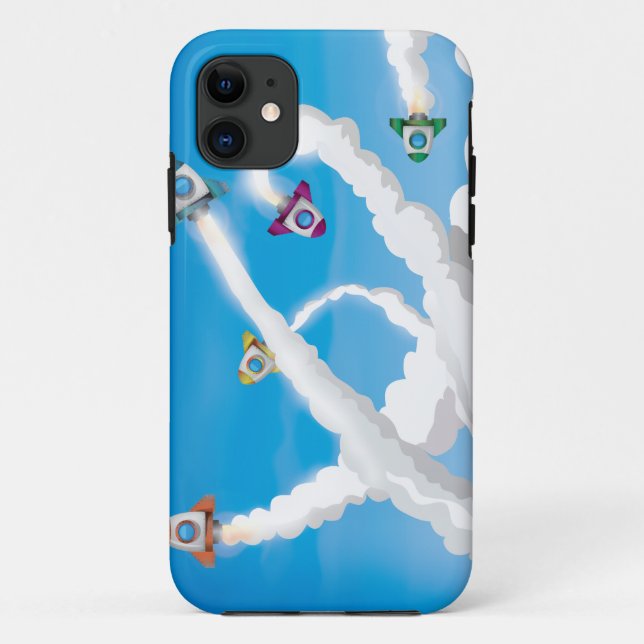 Funda De Case-Mate Para iPhone ¡Cohetes! (Reverso)