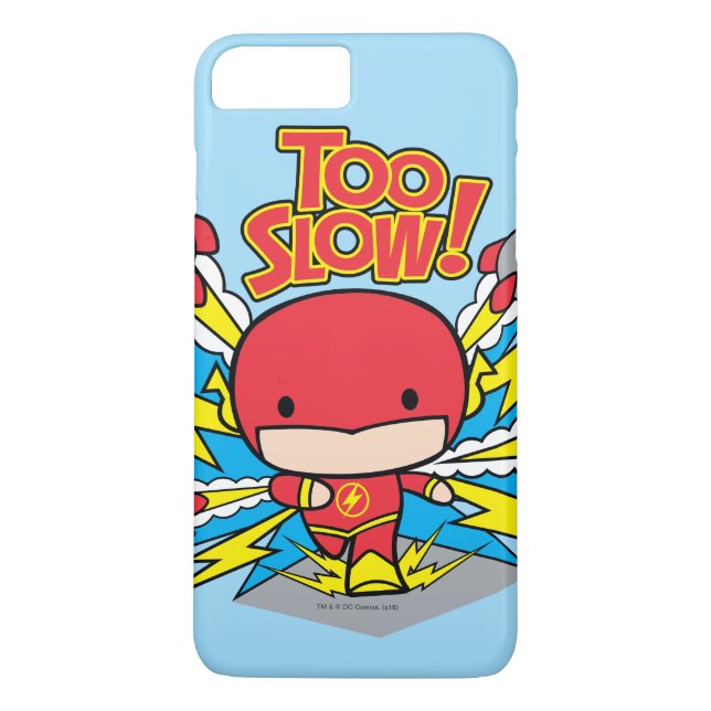 Funda De Case-Mate Para iPhone Cohetes de salida de Flash Chibi (Reverso)