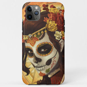 Funda Para iPhone 11 Pro Max Cojín decorativo Dia De Los Muertos