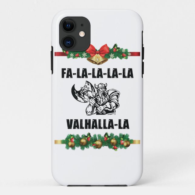 Funda De Case-Mate Para iPhone Cojín decorativo Valhalla navidades (Reverso)