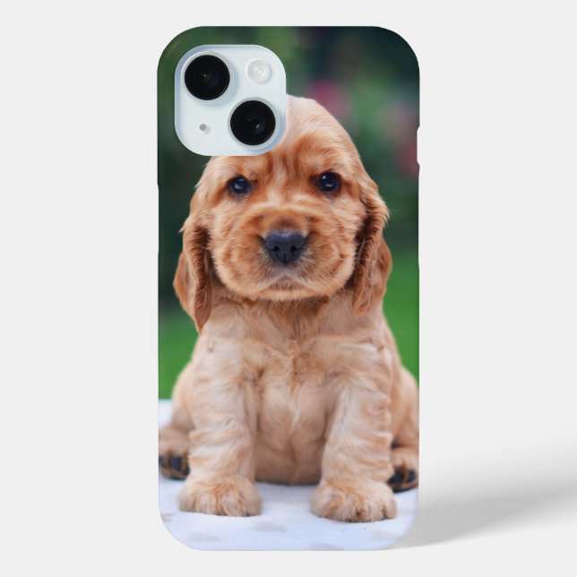 Funda De Case-Mate Para iPhone Coker Spaniel Puppy (Reverso )