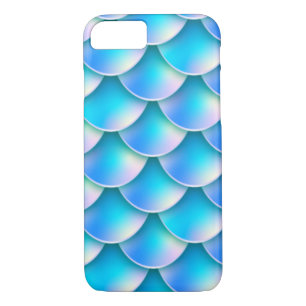 Funda Para iPhone 8/7 cola de sirena azul