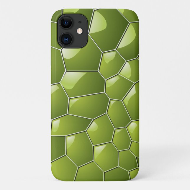 Funda De Case-Mate Para iPhone Colas verdes (Reverso)