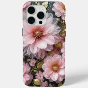 Funda Para iPhone 15 Pro Max Colección Cosmos Rosa