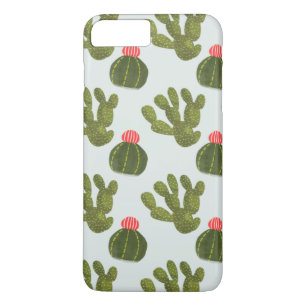 Funda Para iPhone 8 Plus/7 Plus Colección de Llamarama   Patrón de cactus de corte