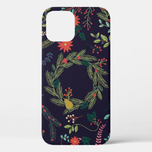 Funda Para iPhone 12 Colección de Navidades dibujados a mano de estilo