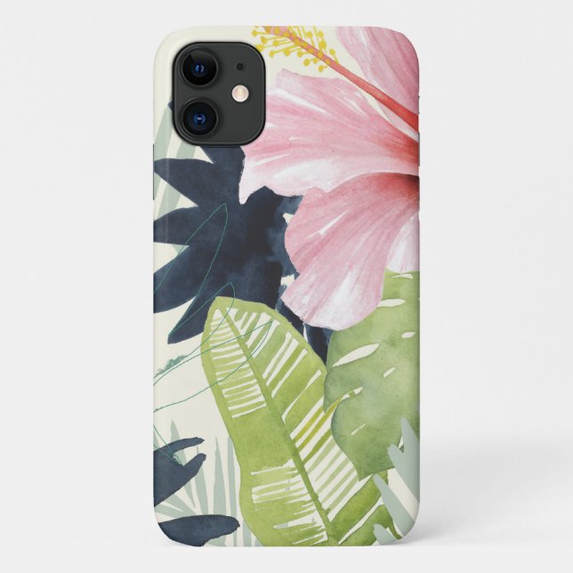 Funda De Case-Mate Para iPhone Colección de punzonado tropical (Reverso)