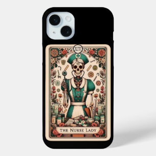 Funda Para iPhone 15 Mini Colección de tarjetas de la enfermera Tarot