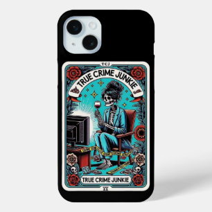 Funda Para iPhone 15 Mini Colección de tarjetas Junkie Tarot para delitos gr