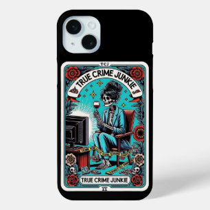 Funda Para iPhone 15 Mini Colección de tarjetas Junkie Tarot para delitos gr