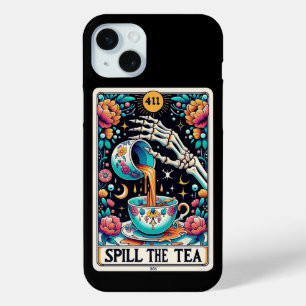 Funda Para iPhone 15 Mini Colección de tarjetas Tea Tarot