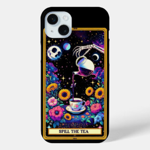 Funda Para iPhone 15 Mini Colección de tarjetas Tea Tarot