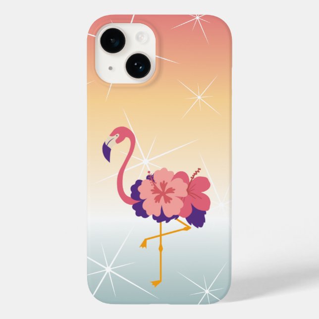 Funda De Case-Mate Para iPhone Colección Flamingo Sunset para iPhone / iPad (Reverso )