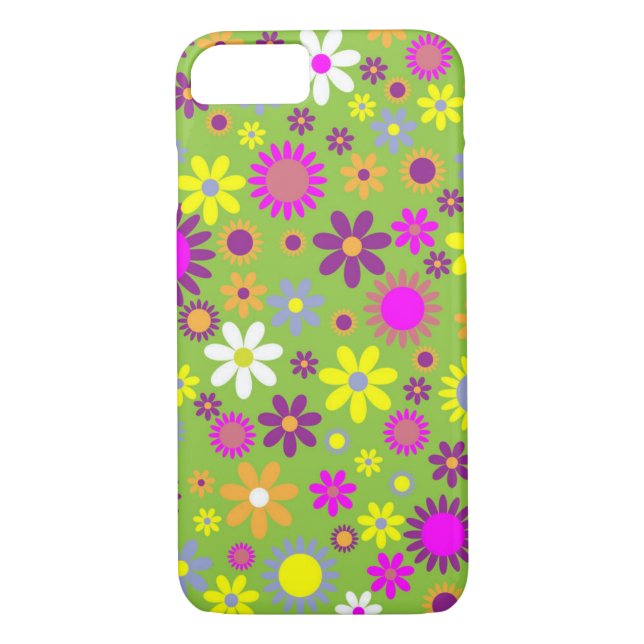 Funda De Case-Mate Para iPhone Colección Flower Power 70 (Reverso)