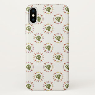 Funda Para iPhone X Colección Llamarama  Cactus Circle