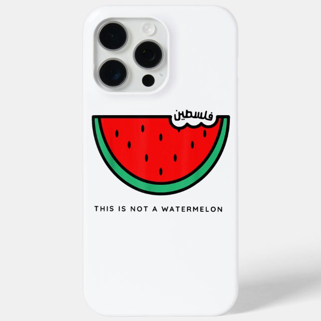Funda De Case-Mate Para iPhone Colección palestina 'Esto no es una sandía' (Reverso )