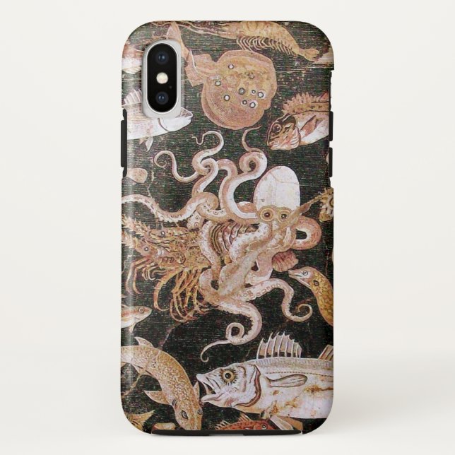 FUNDA DE Case-Mate PARA iPhone COLECCIÓN POMPEII / OCÉANO - ESCENA DE VIDA EN EL  (Reverso)