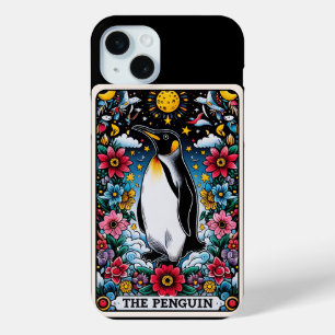 Funda Para iPhone 15 Mini Colección Tarot Deck del Espíritu Pingüino