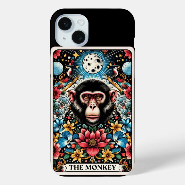 Funda De Case-Mate Para iPhone Colección Tarot Deck del Monkey Spirit (Reverso )