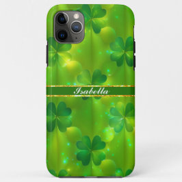 Funda Para iPhone 11 Pro Max Colección Trendy Green Clover 4