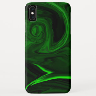 Funda Para iPhone XS Max colecciones de piedra de malaquita verde de textur
