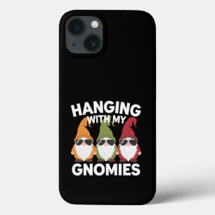 Funda Para iPhone 13 Colgando con mis gnomos divertidos gnomos de jardí