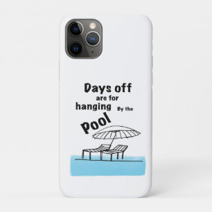 Funda Para iPhone 11 Pro Colgando junto a la piscina