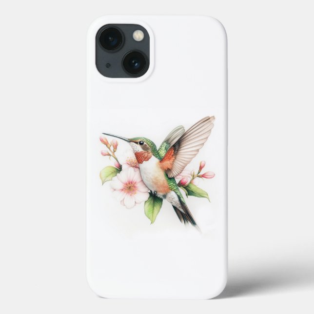Funda De Case-Mate Para iPhone Colibrí (Reverso)