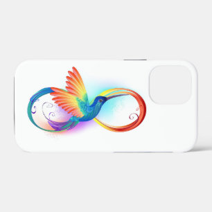 title_seo2 Colibrí arcoiris con símbolo Infinity