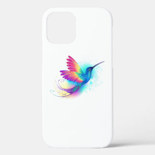 Funda Para iPhone 12 Colibrí arcoiris exótica