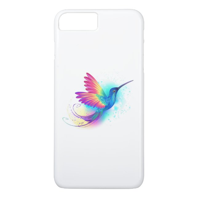 Funda De Case-Mate Para iPhone Colibrí arcoiris exótica (Reverso)